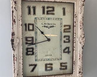 Decorative wall clock (19”W x 28”H) - $125 or best offer 