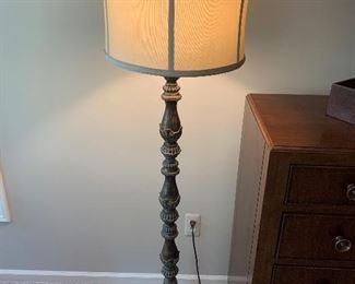 Custom floor lamp (61”H) - $125 or best offer 