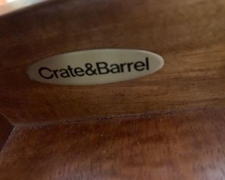 Crate & Barrel desk (56”W x 26”D x 30”H) - $800 or best offer
