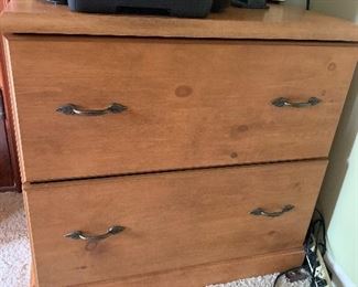 Filing cabinet (29”W x 20”D x 29”H) - $100 or best offer