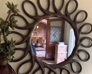 Custom wall mirror (46”) - $200 or best offer