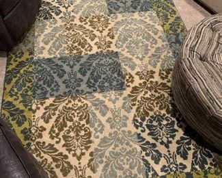 Custom area rug (8ft x 5ft) - $300 or best offer