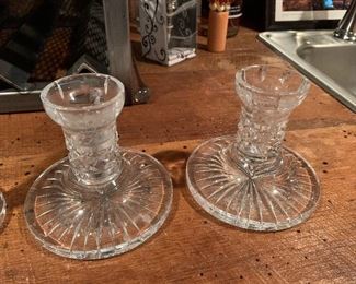 Waterford candle sticks (4”H) - $50 or best offer
