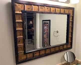 Custom mirror (38”W x 28”H) - $200 or best offer