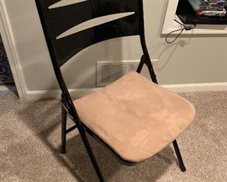 Folding chairs (4 available)  - $35/each or best offer