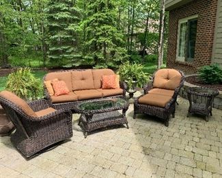 Southern Living wicker patio set - $1,500 or best offer