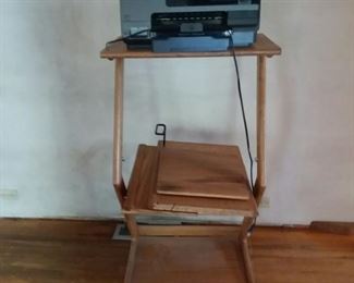 Adjustable Desk and HP Printer