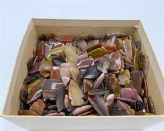 Box of Hundreds of Manufactured Indian Arrowheads
