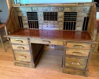 Cool Old Roll Top Desk