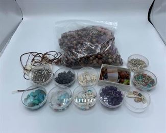HUGE Lot of Natural Jewelry Making Pieces