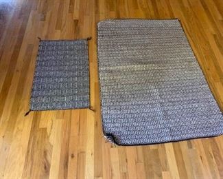 Small and Medium Vintage Navajo Rugs Blankets