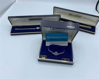 Three Benrus Watches in Original Boxes