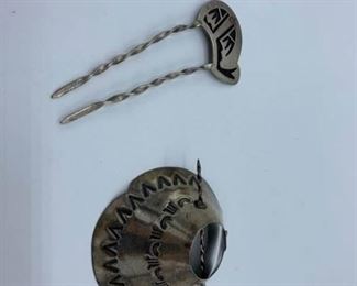 Two Silver Hair Accessories