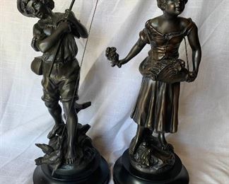 2 Bronze Sculptures by L.F. Moreau https://ctbids.com/#!/description/share/409595
