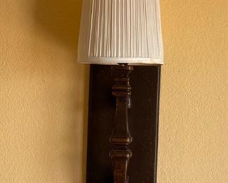 	Sconce 2	
Electric wall sconce 27" x 7"