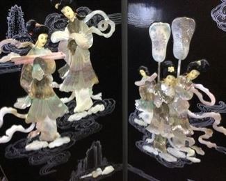 RAISED ORIENTAL DECOR