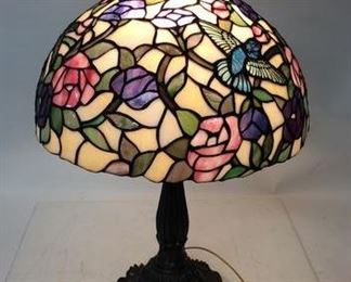 VTG. UNDERWRITERS LAB TIFFANY STYLE LAMP