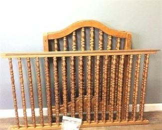 VTG. BABY CRIB SIDES, NO BASE