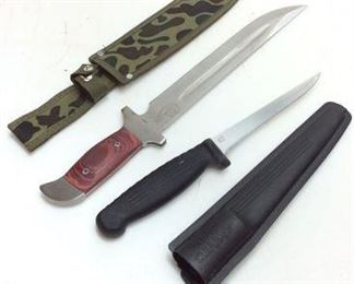 CASE BUCK & KERSHAW FILET KNIVES