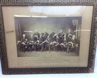 1881 5TH COMPANY DE MOLAY MASONIC PHOTGRAPH
