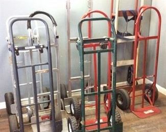 8 HAND TRUCKS, 1 APPLIANCE HAND TRUCK