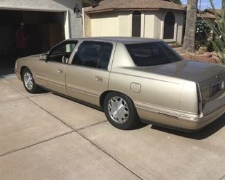 1997 Cadillac Deville Concours. This beauty only has 77,000 miles on it. In great condition, with a few minor scrapes and scratches.