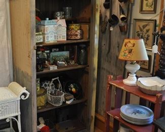 Country cupboard, door to right  $225.00...