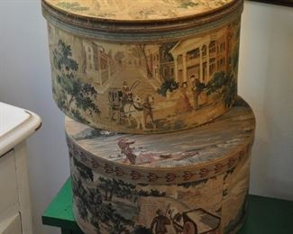 2 hat boxes, one Demi lune. $34.00