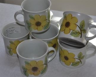 Set of royal doulton stoneware  cups. 6 for $20