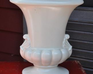 Large, tall matte white vase, perfect condition. $45.00. At least 12".