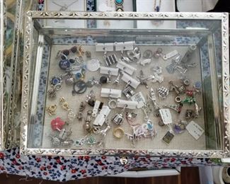Assorted Sterling Silver Charms and Trinkets