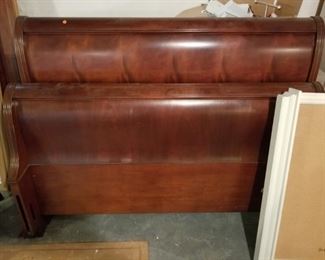 Mahogany Bed Frame with Headboard and Footboard