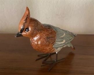 Metal bird figurine                                                                                     PRICE: $4