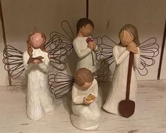 Set of 4 Willow Tree Angels                                                                  PRICE: $30 or best reasonable offer