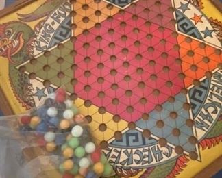 Chinese Checkers game w/marbles                                                 PRICE: $8