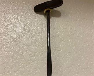 Antique wood t-handle auger                                                               PRICE: $12