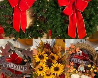 Holiday wreaths $5