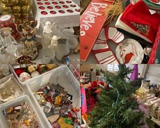 LOT of Christmas decor-includes what's in these 4 photos, maybe a bit more                                                                          PRICE: $30 all or best offer 
