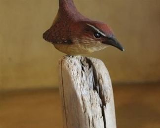 63Carolina Wren Figurine