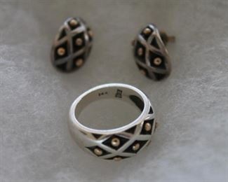 136James Avery Ring and Earrings