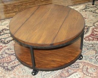 192Solid Wood and Iron Coffee Table