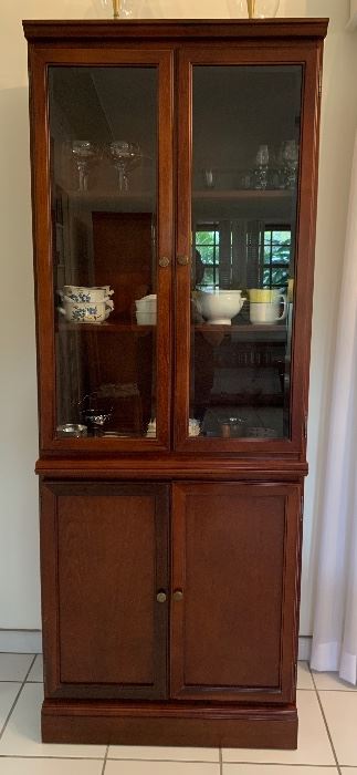 The curio cabinet was sold.