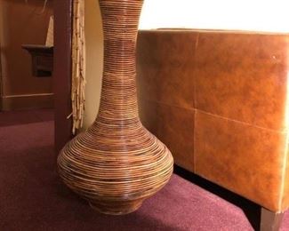 Bamboo Vase. Approximately  42 in . tall