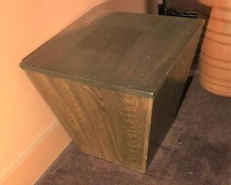 Wooden Accent Table - Storage also - top comes off.