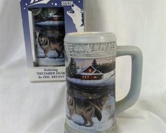 Miller Set of 2 1999 Holiday Steins