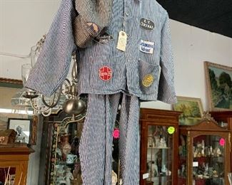 $49 VINTAGE CHILDRENS RAILROAD OUTFIT