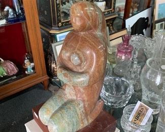 $199 AMAZING HANDCARVED STONE SCULPTURE