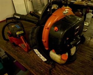$150 ECHO COMMERCIAL BLOWER                                  $49  CRAFTSMAN CHAINSAW                                                 