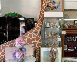 $499 Nine foot tall Hand Crafted Giraffe