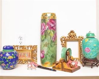 The two vases on the left and right have sold.